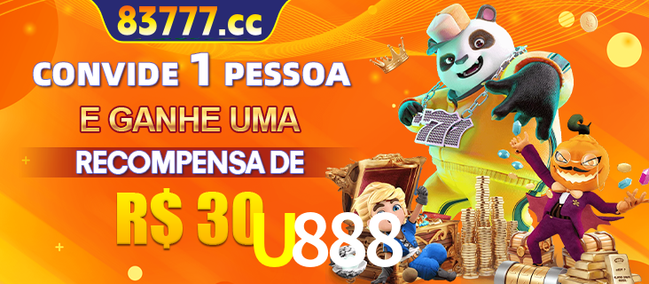 Banner institucional da U888 sobre parceria de marcas e criação de uma marca de excelência, apresentando os mascotes de jogos populares como o Fortune Tiger.